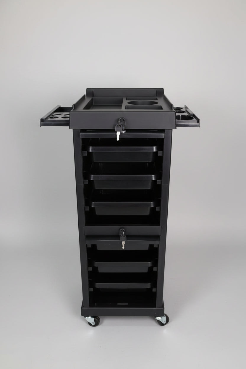 Salon prime trolly with double lock