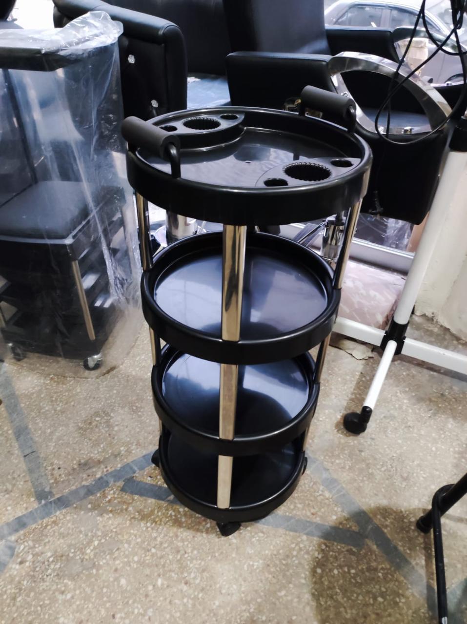 Premium Imported Round Salon Trolley