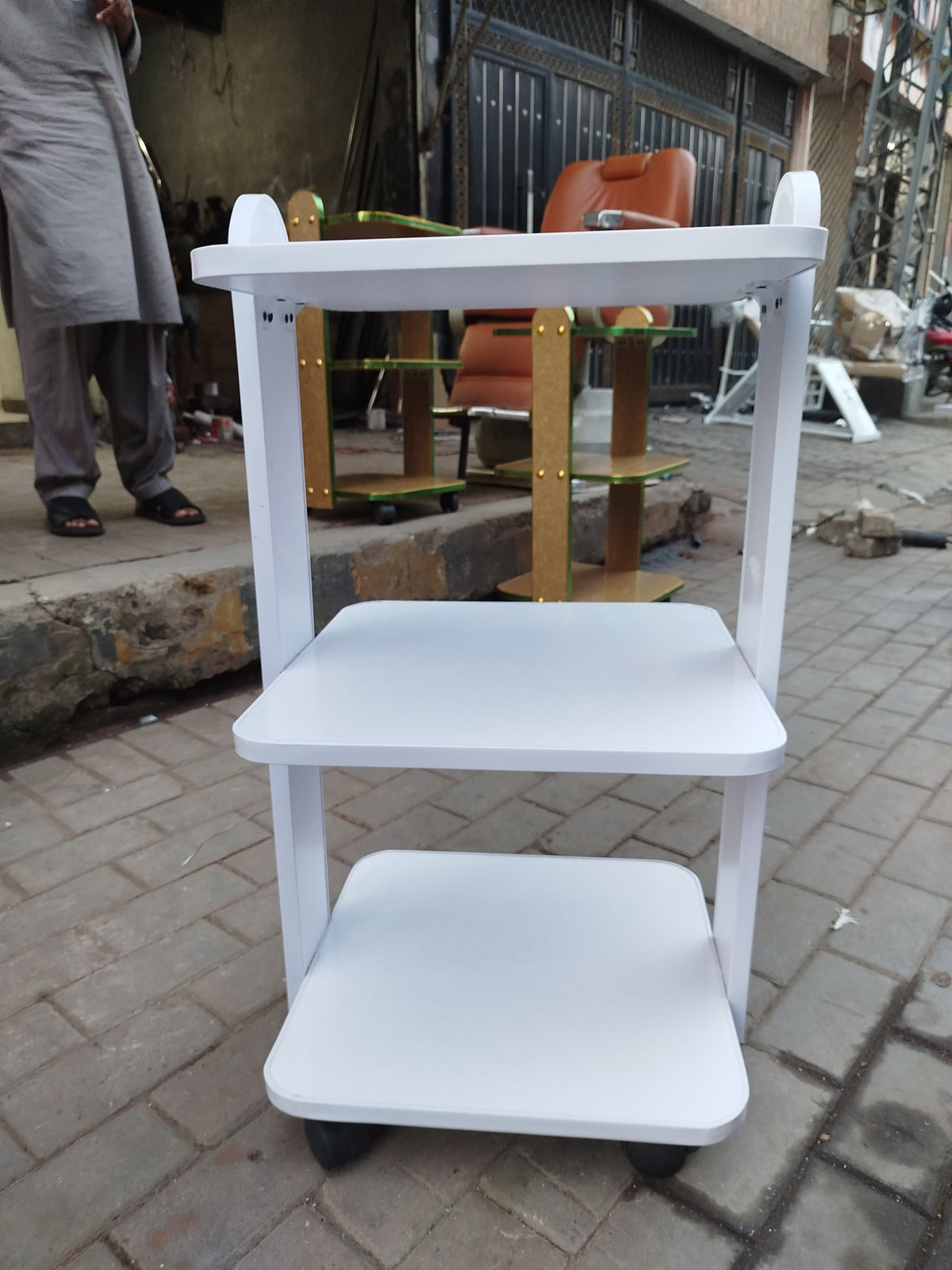 Local Wooden HydraFacial Trolley