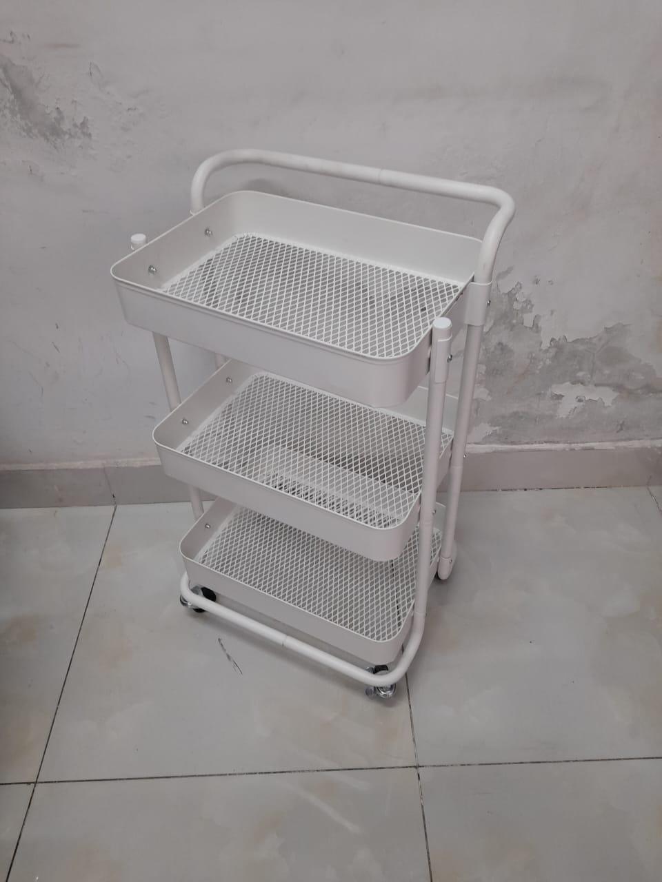 Premium Metal Aesthetic Trolley