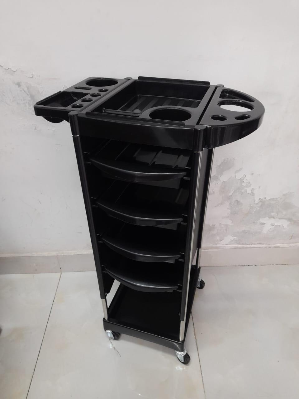 Salon prime trolly with double lock