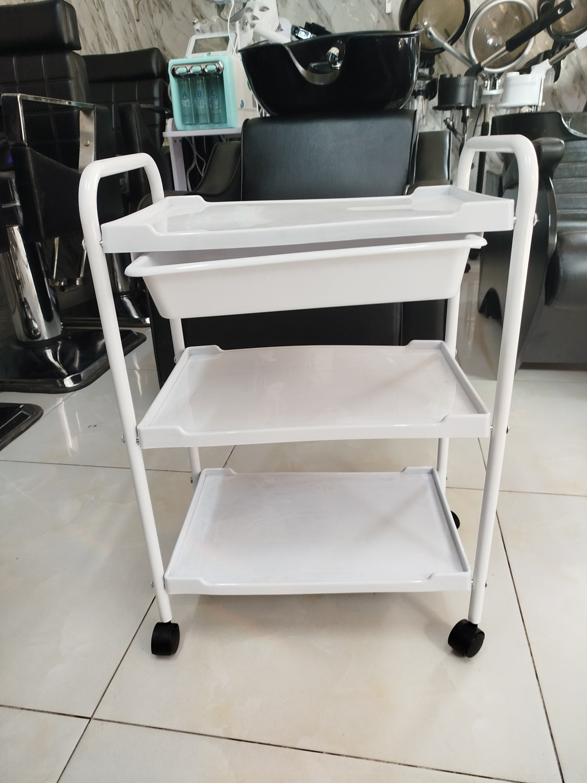 Premium Imported Plastic Aesthetic Trolley – Small