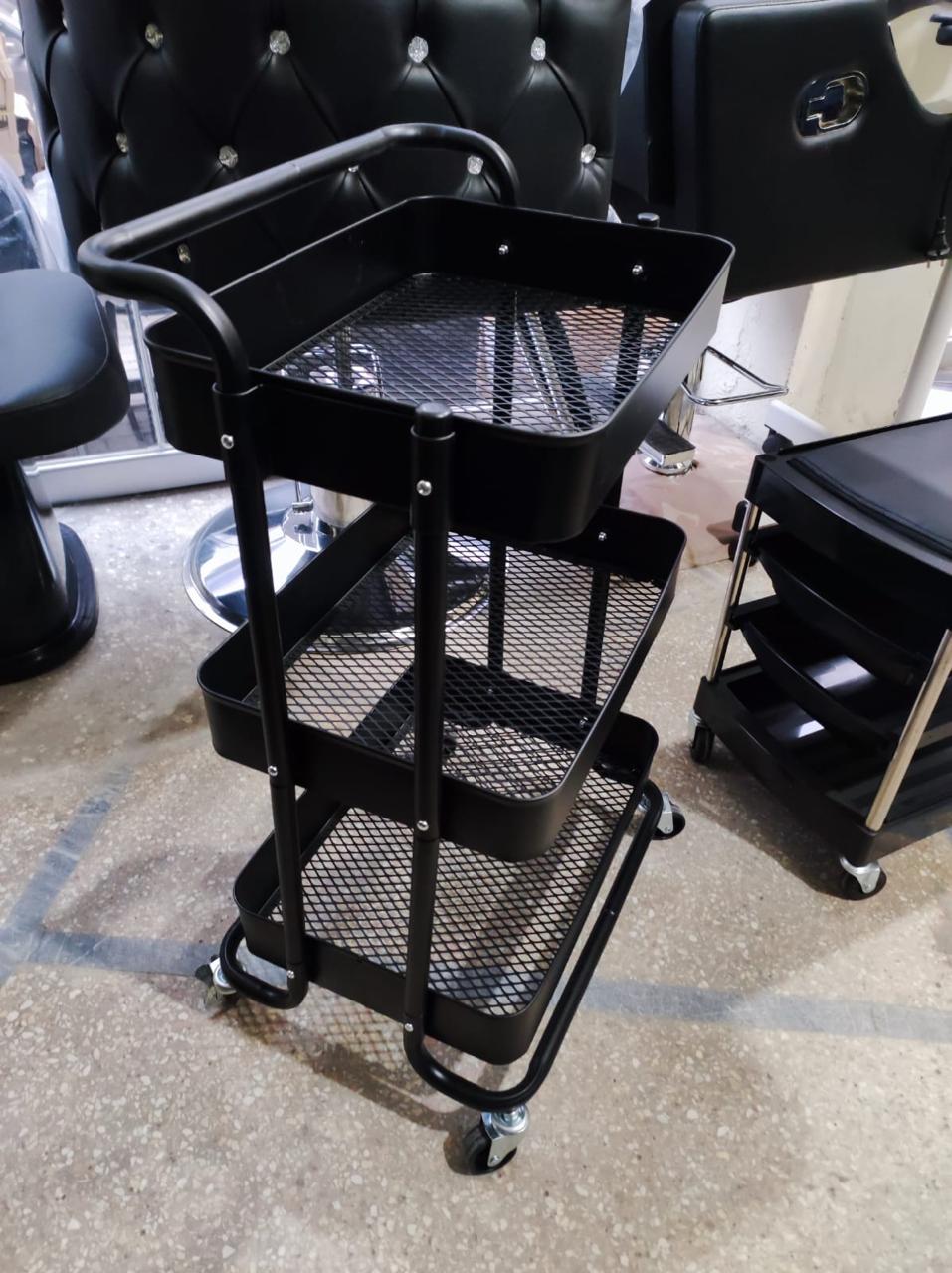 Premium Metal Aesthetic Trolley