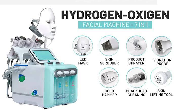 7-in-1 Hydrafacial Machine with Dual Pump