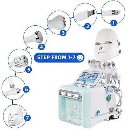 7-in-1 Hydrafacial Machine with Mechanical Pump