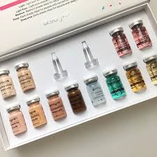 BB Glow Booster Starter Ampoule Kit Liquid for Micro needling Treatment - Shades and Serums Mix Kit
